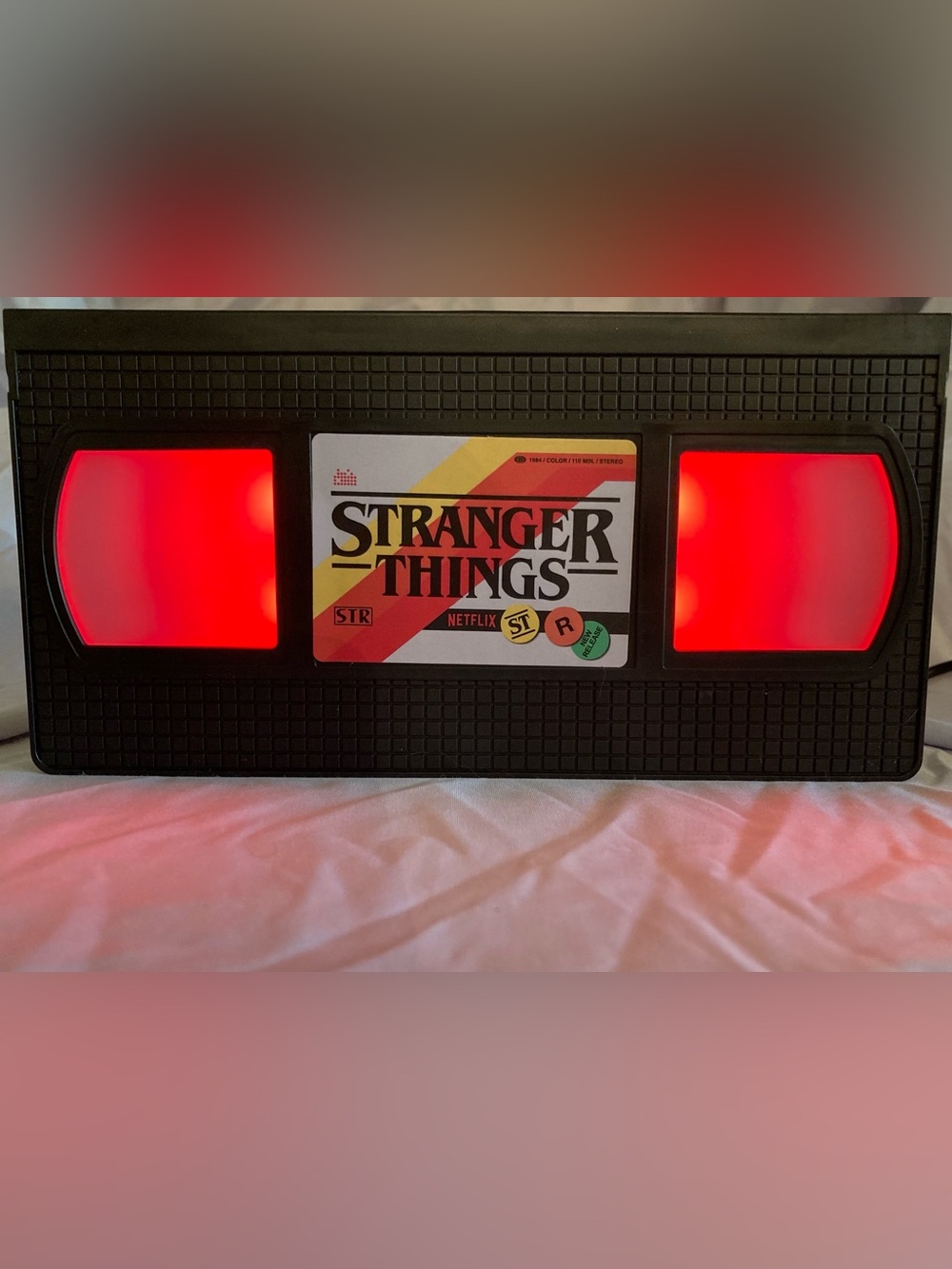 Stranger Things VHS Light with Red LEDs - Picture 4 of 7